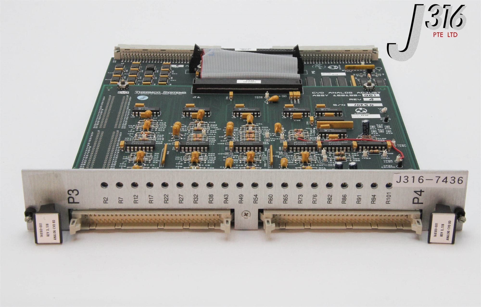 コントローラー3つ 7436 SVG THERMCO SYSTEMS PCB ANALOG CVD BOARD W/168190-001 BOARD